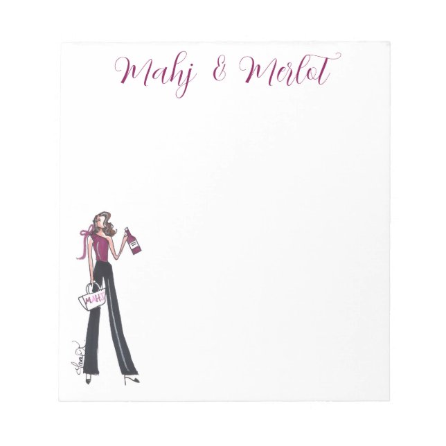 Mahjong note pad anteckningsblock (Framsida)