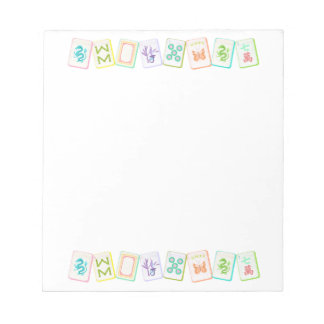 MAHJONG NOTEPAD ANTECKNINGSBLOCK
