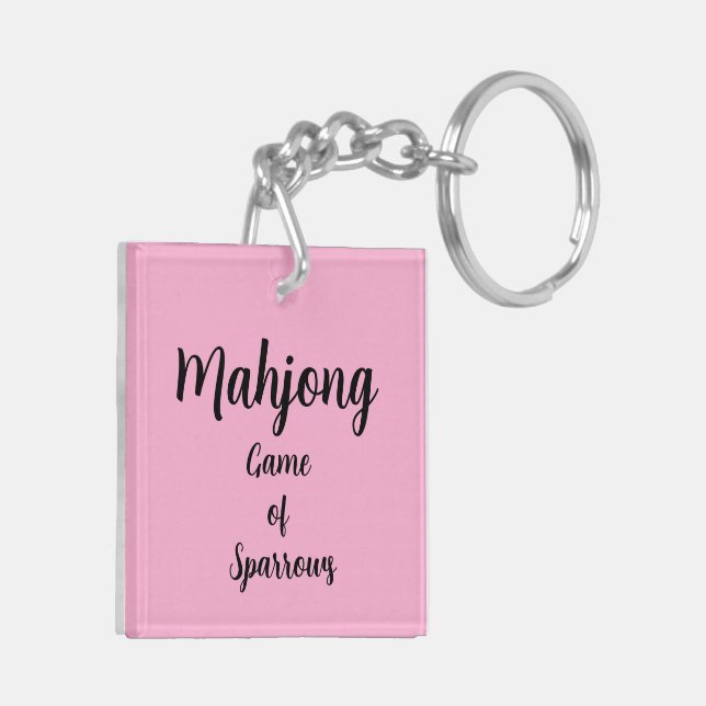Mahjong-nyckelring (Vänster Baksida)