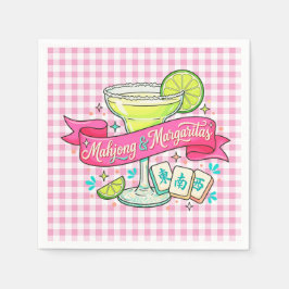Mahjong och Margaritas Spelkvällsdrink Pappersservett