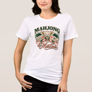 Mahjong och Martini Tjejernas Spelkväll T-Shirt