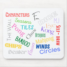 Mahjong Ord Mouse Pad Musmatta
