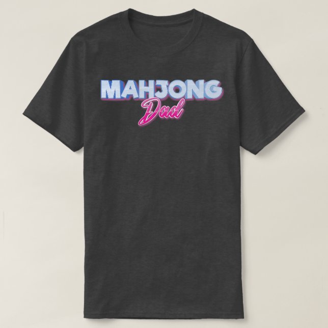 Mahjong Pappa T Shirt (Design framsida)