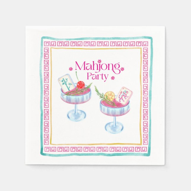 Mahjong Pappersservett (Framsidan)