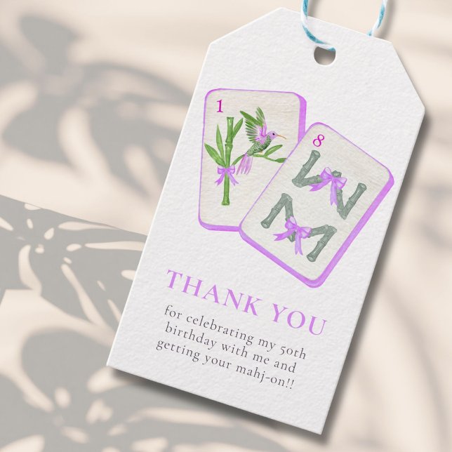 Mahjong Party Presentetikett (Skapare uppladdad)