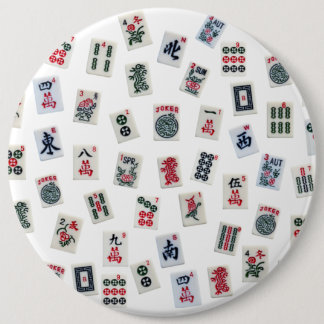 MahJong-plattor och symboler mönster Knapp