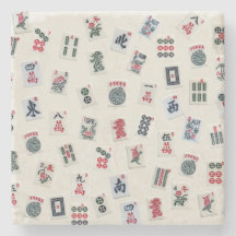 Mahjong-plattsymboler mönster