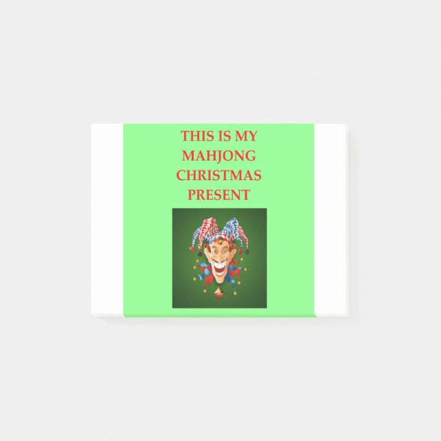 MAHJONG POST-IT BLOCK (Framsida)