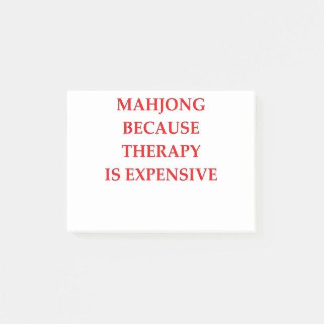 MAHJONG POST-IT BLOCK (Framsida)
