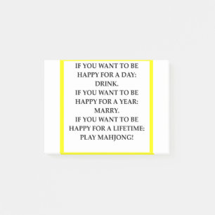 MAHJONG POST-IT BLOCK