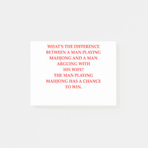 MAHJONG POST-IT BLOCK