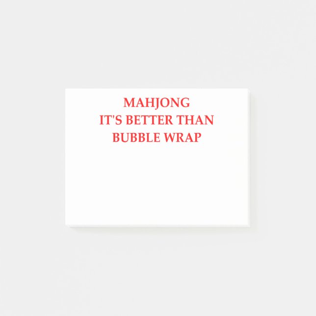 MAHJONG POST-IT BLOCK (Framsida)