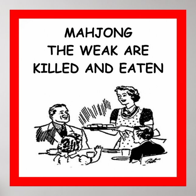 MAHJONG POSTER (Framsidan)