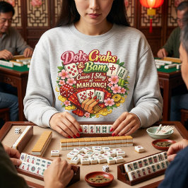 Mahjong-prickar, sprickor och bam t shirt
