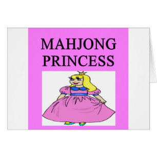 MAHJONG-princess Hälsningskort