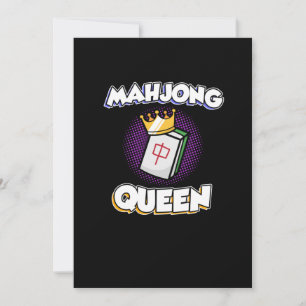 Mahjong Queen Game Mahjong Player Games Graphic Tack Kort