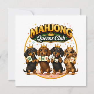 Mahjong Queens Club söta dachshundar
