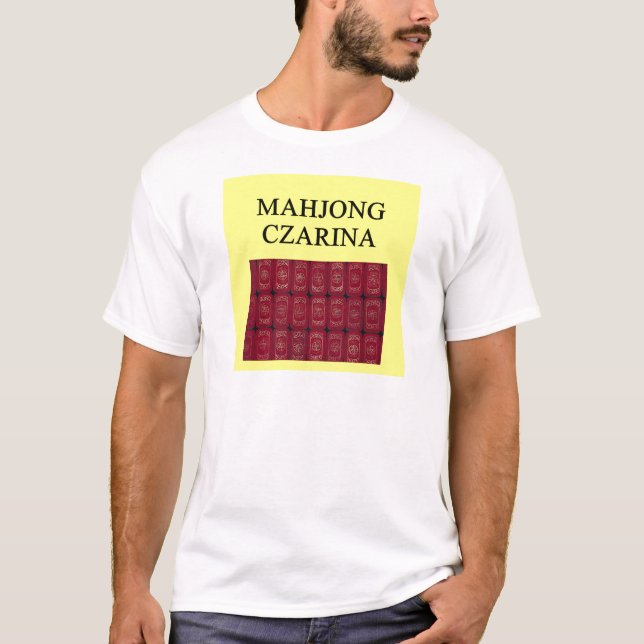 MAHJONG-skämt Tee (Framsida)