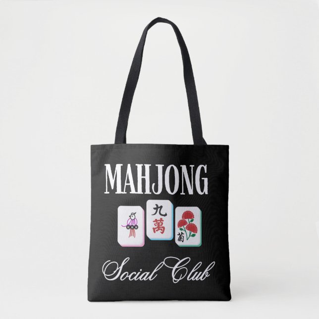Mahjong Social Club  Tygkasse (Framsida)