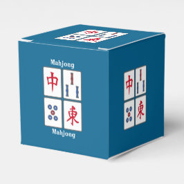 Mahjong-spel - ruta för design av favoriter presentaskar