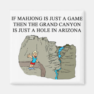 MAHJONG-spelare Magnet