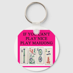 MAHJONG-spelare Nyckelring