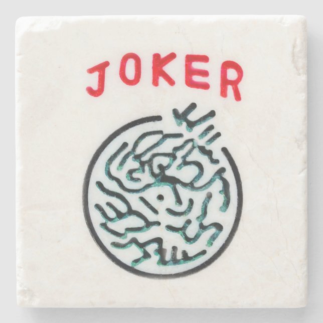 MahJong-spelsymbol Joker-panel Stenunderlägg (Framsidan)
