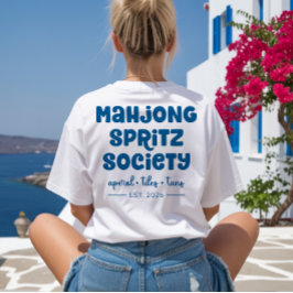 Mahjong Spritz Society Cocktail T-Shirt