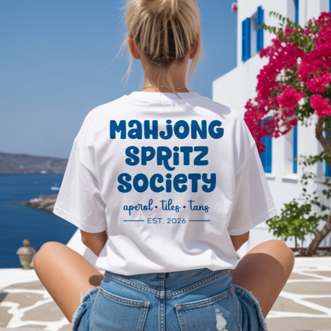Mahjong Spritz Society Cocktail T-Shirt (Skapare uppladdad)