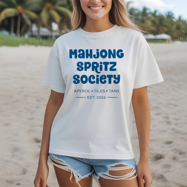 Mahjong Spritz Society T-Shirt (Skapare uppladdad)