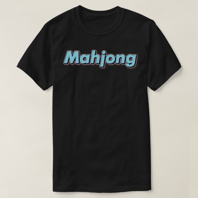 Mahjong T Shirt (Design framsida)