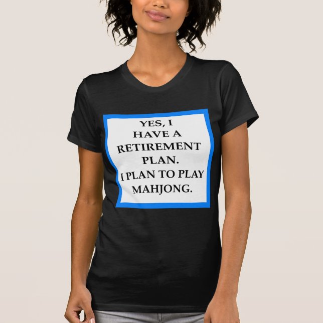 MAHJONG TEE SHIRT (Framsida)