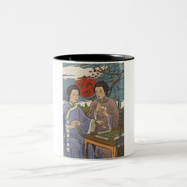 Mahjong Två-Tonad Mugg (Center)
