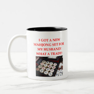MAHJONG Två-Tonad MUGG