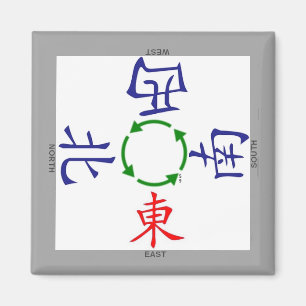 mahjong-vind magnet