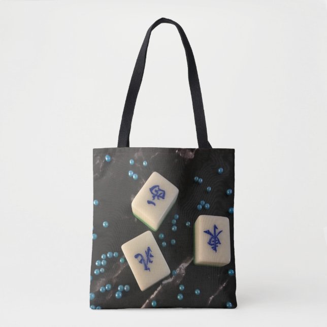 Mahjong Vinds Totebag Tygkasse (Framsida)