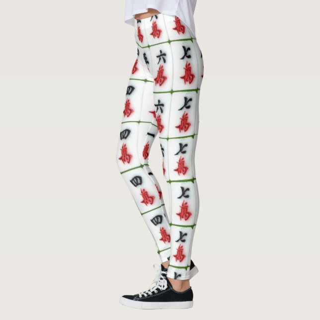 Mahjong Vita Leggings  (Vänster)