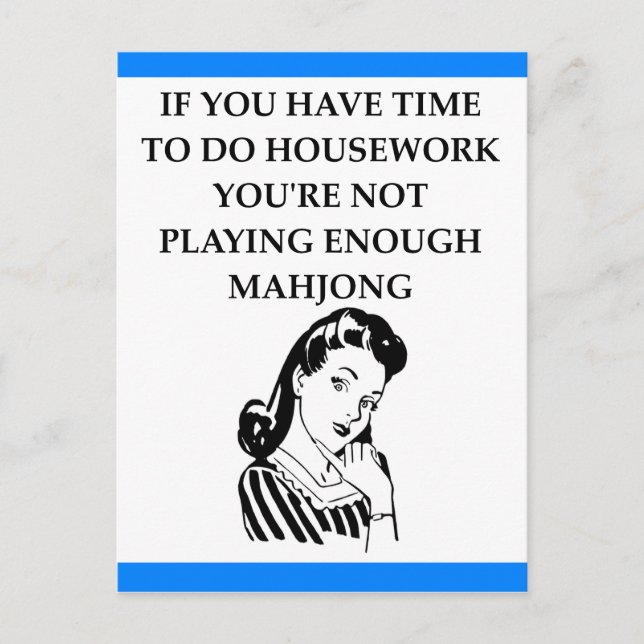 MAHJONG VYKORT (Framsida)