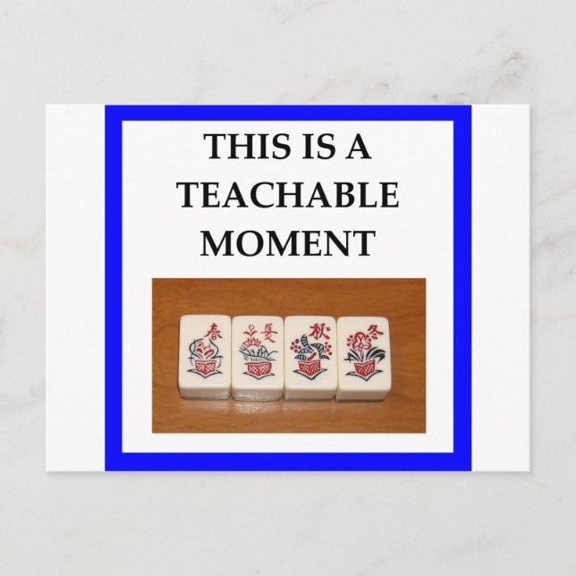 mahjong vykort (Framsida)