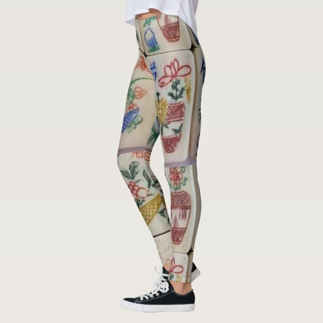 Mahjong White Leggings (Vänster)