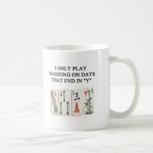 mahjongälskare kaffemugg