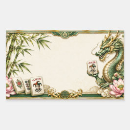 Mahjongnamn Klistermärke