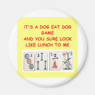 mahjongskämt magnet