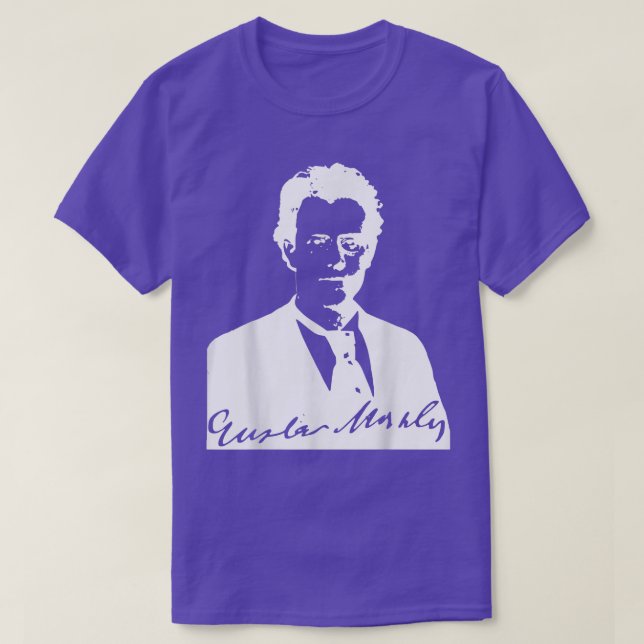 Mahler Composer klassisk musik T Shirt (Design framsida)