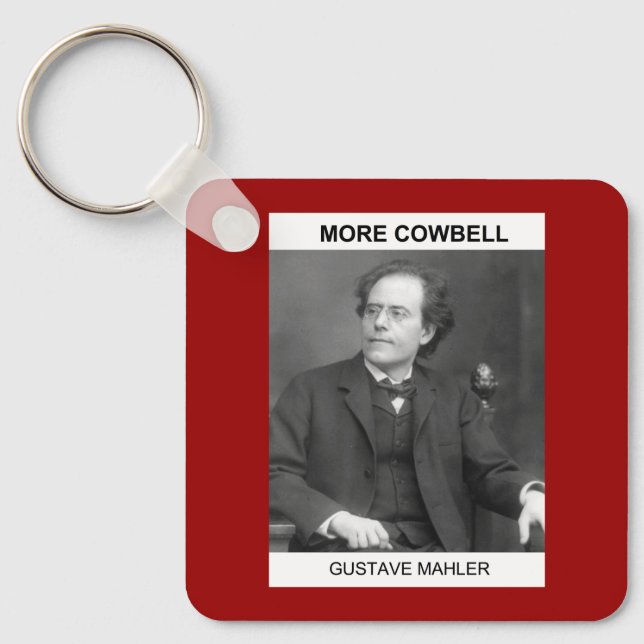 Mahler Mer Klockbälten Nyckelring (Framsida)