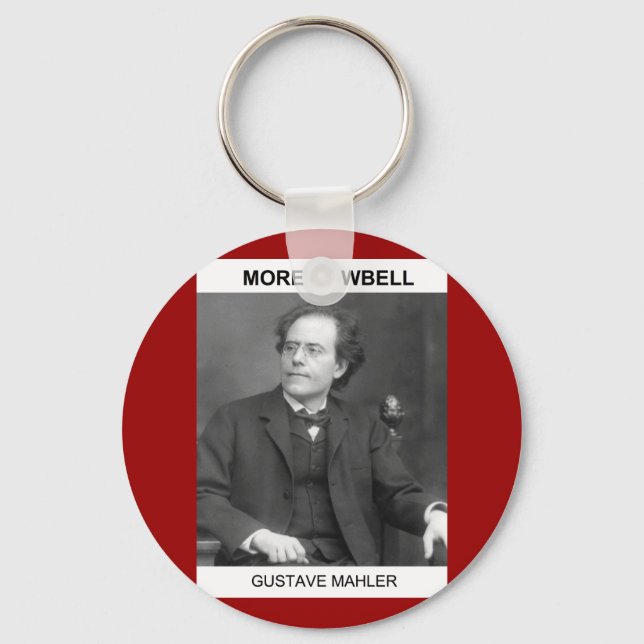 Mahler More Cowbell Keychain Nyckelring (Framsida)
