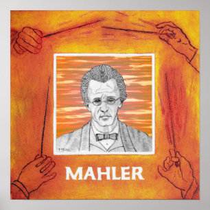 Mahler print poster