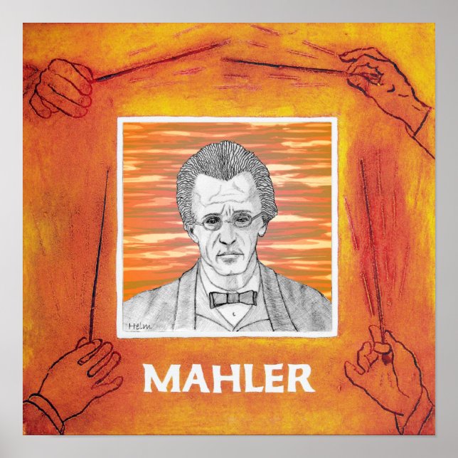 Mahler print poster (Framsidan)
