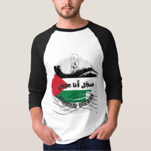 Mahmoud Darwant Poetry Sajjel Ana Arabi Dikt T Shirt