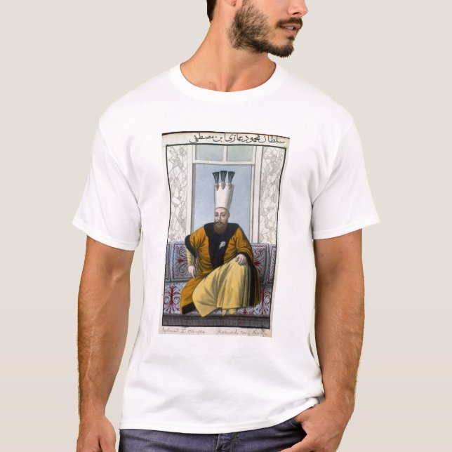 Mahmud mig (1696-1754) Sultan 1730-54, från 'en T Shirt (Framsida)